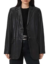 Allsaints Arna Leather Blazer