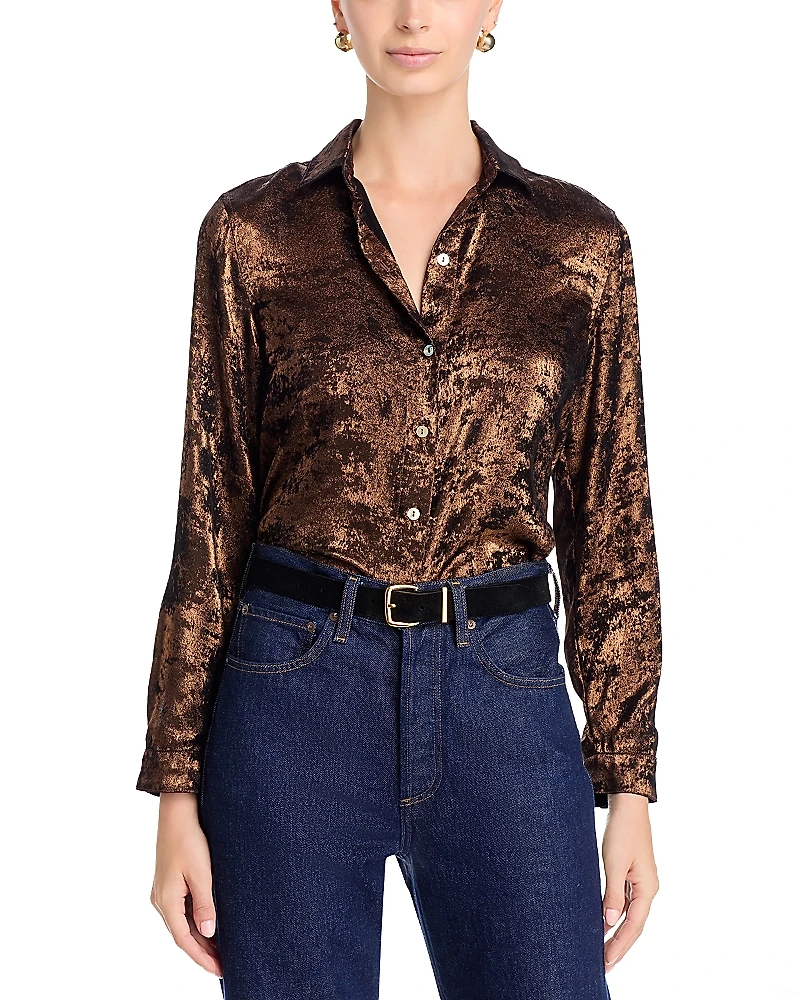 Bella Dahl Shimmer Shirt