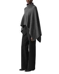 Theory Rib Knit Turtleneck Poncho