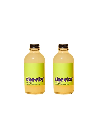 Cheeky Cocktails 100% Lime Juice, 4 Fl Oz (Pack of 2)