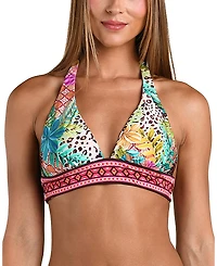 Sunshine 79 Paradise Heat Reversible Banded Halter Top