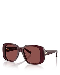 Tory Burch Square Sunglasses, 53mm