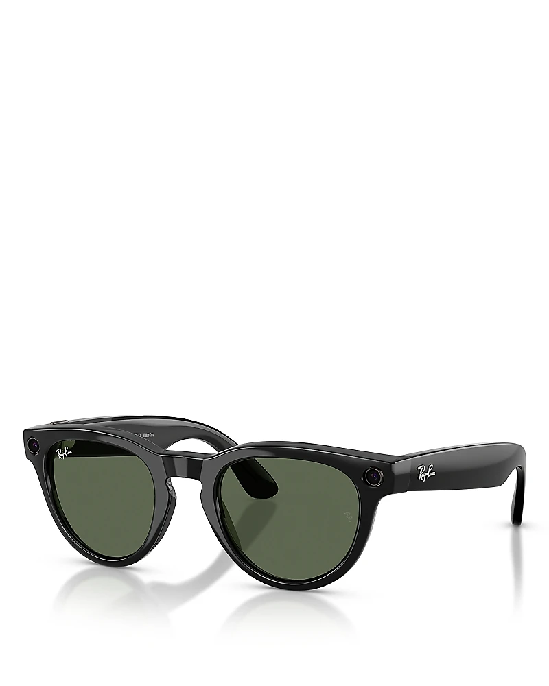 Ray-Ban Meta Headliner Round Ai Sunglasses, 51mm