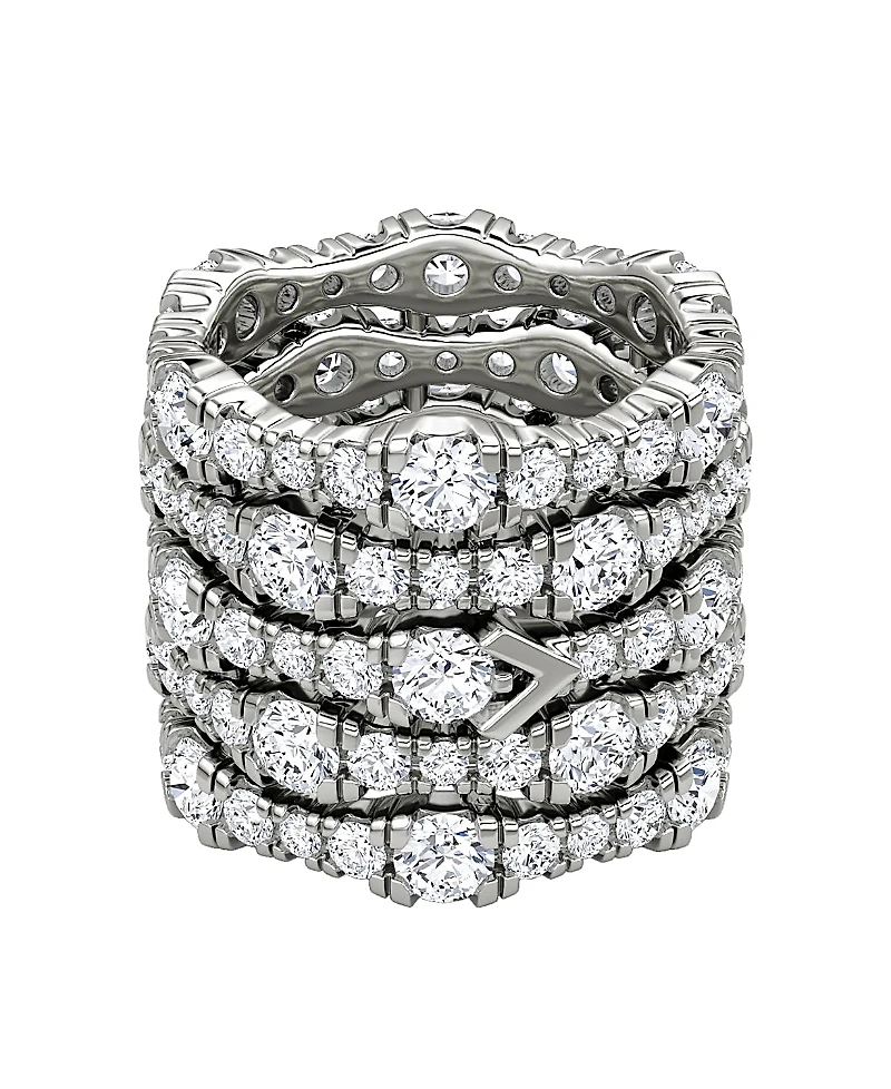 Vrai 5 Row Pave Ring