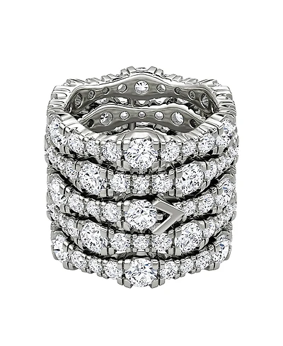 Vrai 5 Row Pave Ring