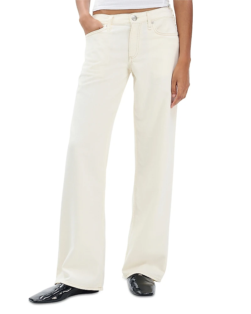 rag & bone The Saige High Rise Straight Jeans
