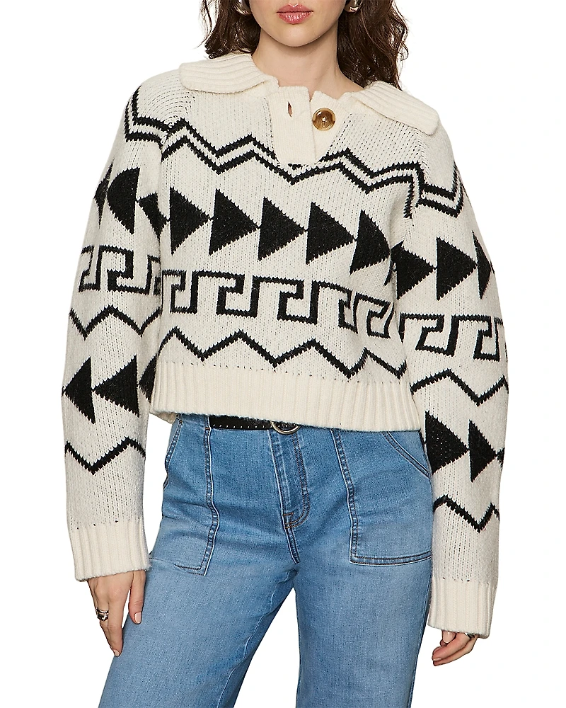 Sanctuary Below Zero Fair Isle Sweater