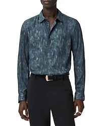 John Varvatos Ross Printed Slim Fit Shirt