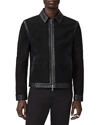 John Varvatos Jaxon Waxed Suede Jacket