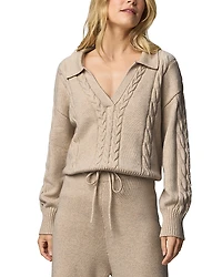 Splendid Jet Set Polo Sweater