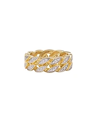 Men's Curb Chain Band Ring