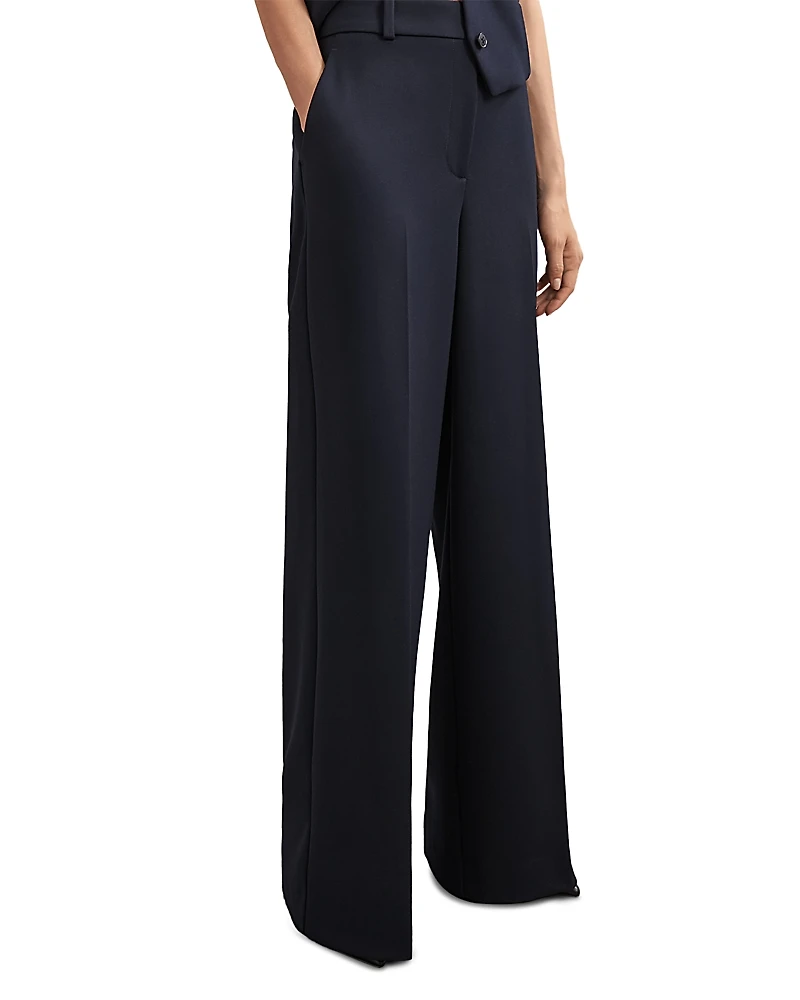 Reiss Petite Gabi Wide Leg Pants