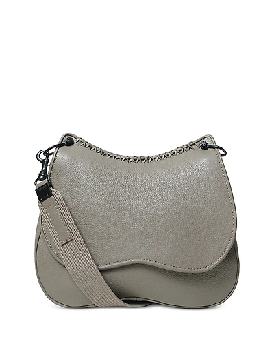 Callista Medium Grained Leather Saddle Bag