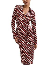 Phase Eight Check Midi Dress