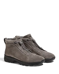 Zegna Men's Suede Triple Stitch Vetta Sneakers
