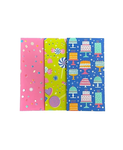 Jollity & Co. It's A Birthday Favor Bags, Set of 12, 4 of Each Style Per Pack