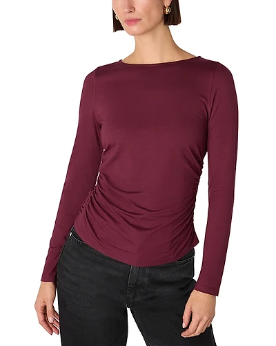 Whistles Ruched Side Top