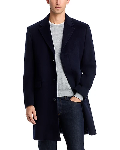Vince Wool & Cashmere Flyfront Topcoat
