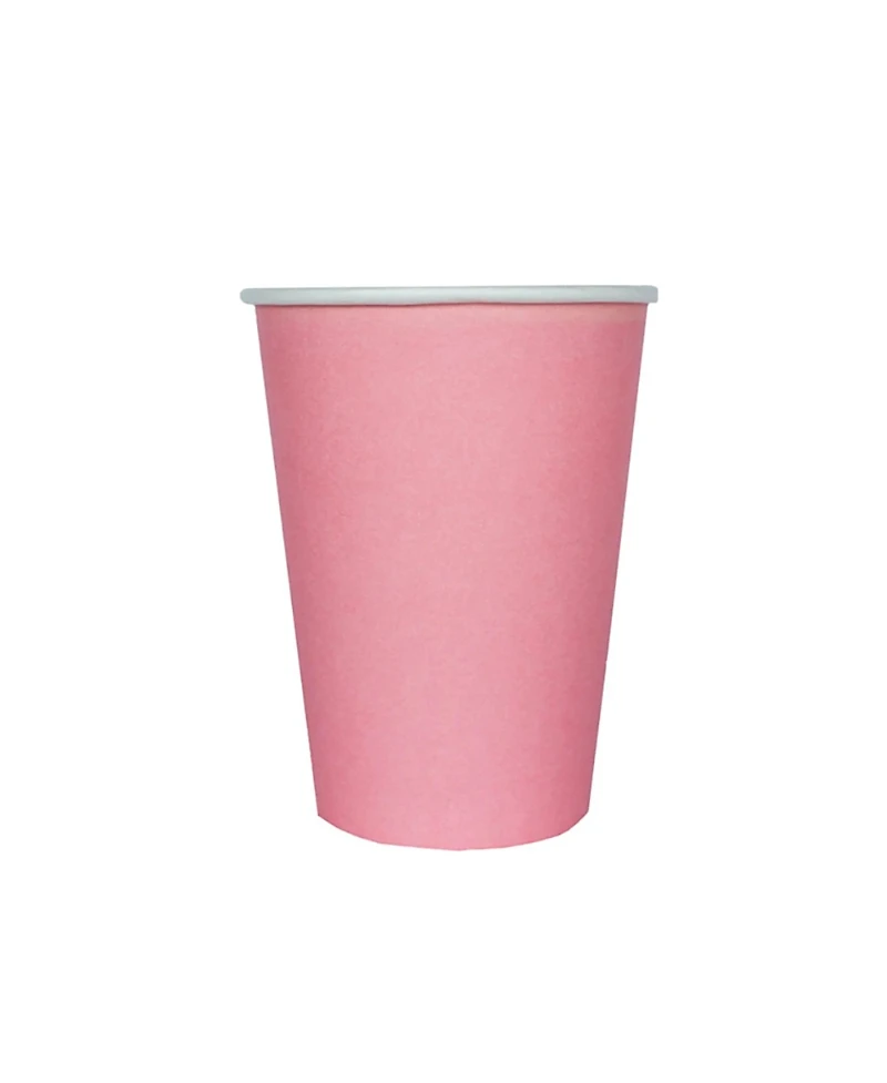 Jollity & Co. Solid Shade Colors Paper Party Cups, Set of 8