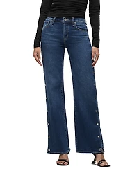 Hudson Rosie High Rise Wide Leg Jeans