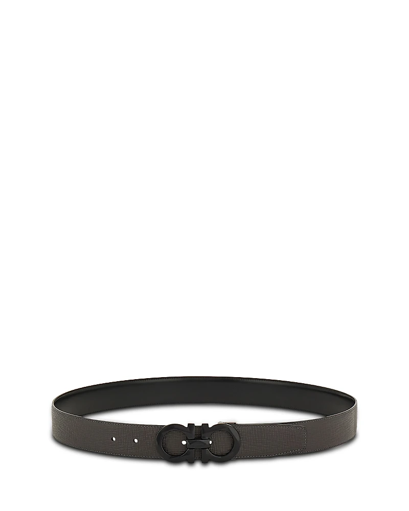 Ferragamo Gancini Reversible Adjustable Leather Belt