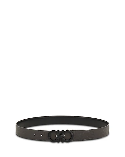 Ferragamo Gancini Reversible Adjustable Leather Belt