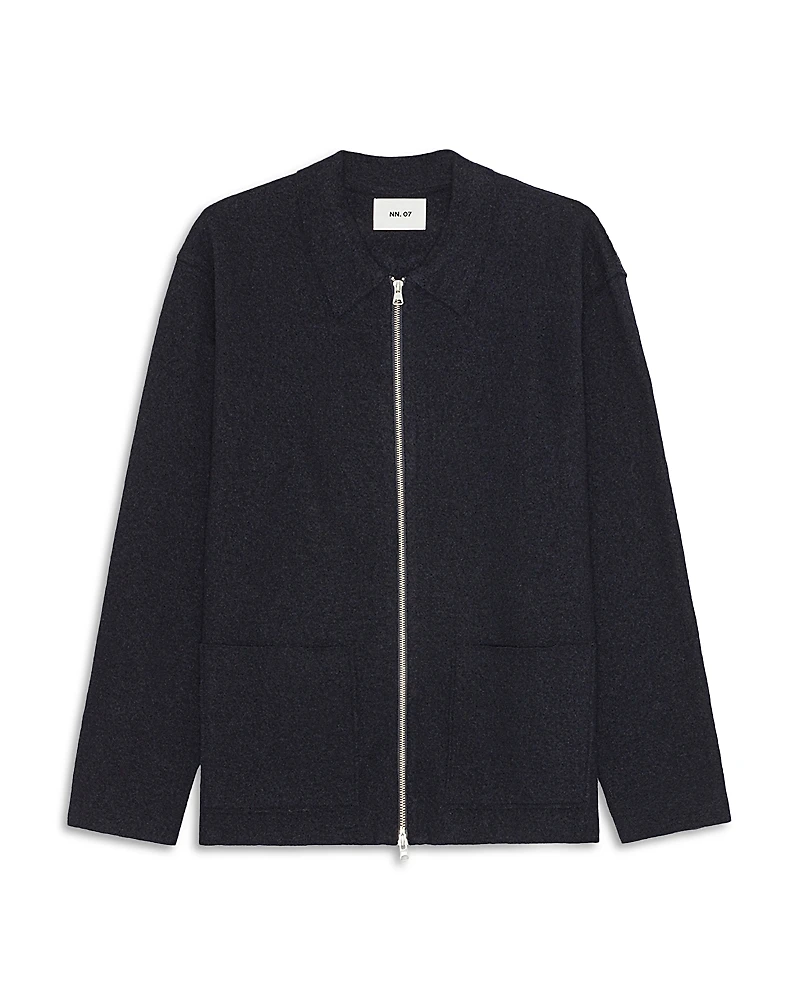NN07 Jonas Zip Front Cardigan