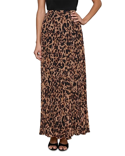 L'Agence Torin Pleated Maxi Skirt