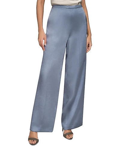 Donna Karan New York Satin Wide Leg Pants