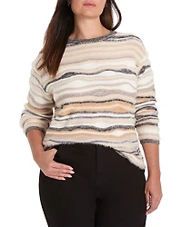 Nic+Zoe Plus Odyssey Mix Sweater