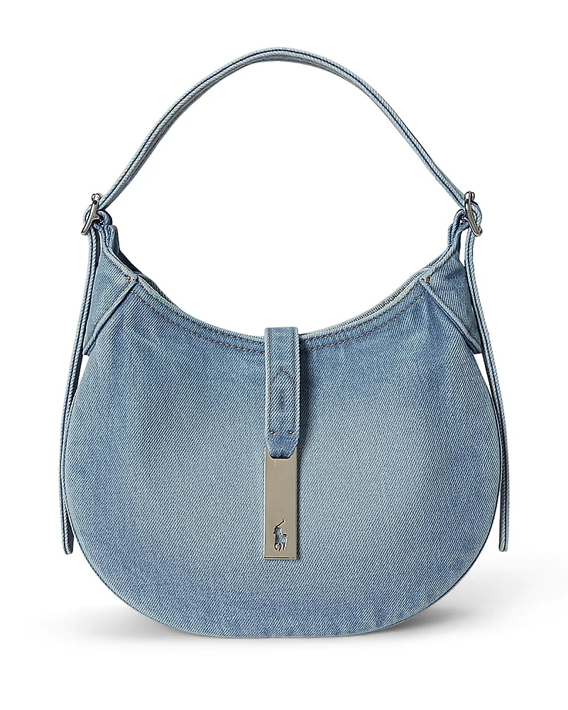 Polo Ralph Lauren Polo Id Small Denim Shoulder Bag
