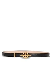 Balmain Calfskin T-Bar Belt