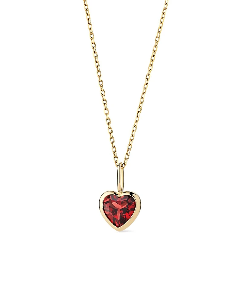 Ana Luisa Solid Yellow Gold Heirloom Heart Necklace