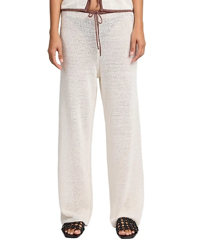 Onia Linen Knit Drawstring Pant