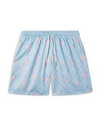 The Drip Shop Boys' Flamingo Blues Shorts - Big Kid