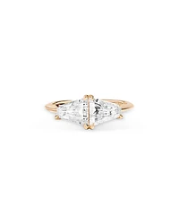 Shahla Karimi from the Luxe Collection Certified Lab Grown Diamond Double Keystone Ring
