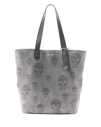 McQueen T Bar Printed Skull Shopper Bag
