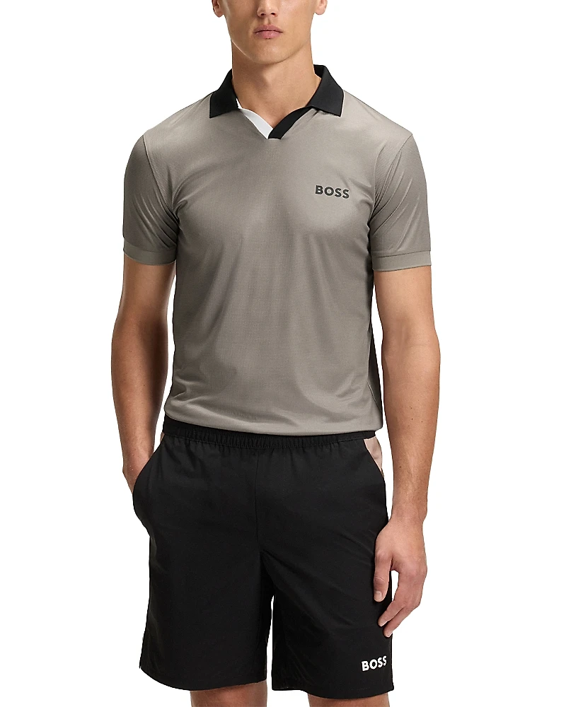 Boss Palle Toc Slim Fit Short Sleeve Polo Shirt