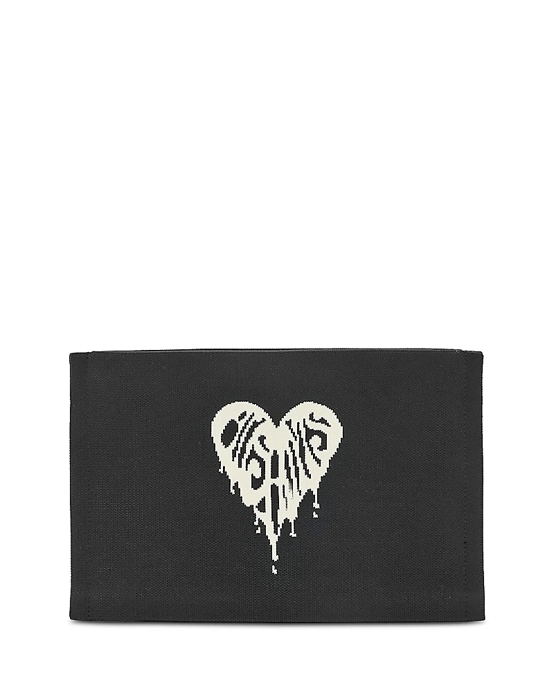 Allsaints Izzy Heart Clutch