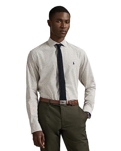 Polo Ralph Lauren Classic Fit Plaid Stretch Poplin Shirt
