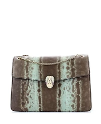 Pre-Owned Bvlgari Medium Serpenti Forever Shoulder Bag Karung