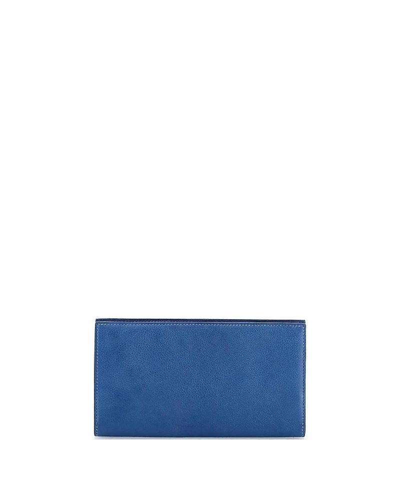 Pre-Owned HERMES Long Citizen Twill Wallet Leather