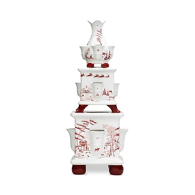 Juliska Country Estate Winter Frolic Tulipiere Tower