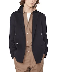 Officine Generale Maxwell Double Breasted Wool Coat