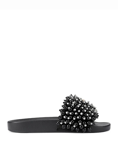 Kurt Geiger London Women's Meena Eagle Beaded Slides