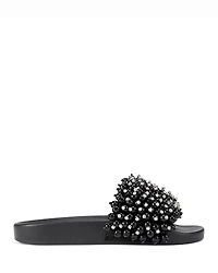 Kurt Geiger London Women's Meena Eagle Beaded Slides