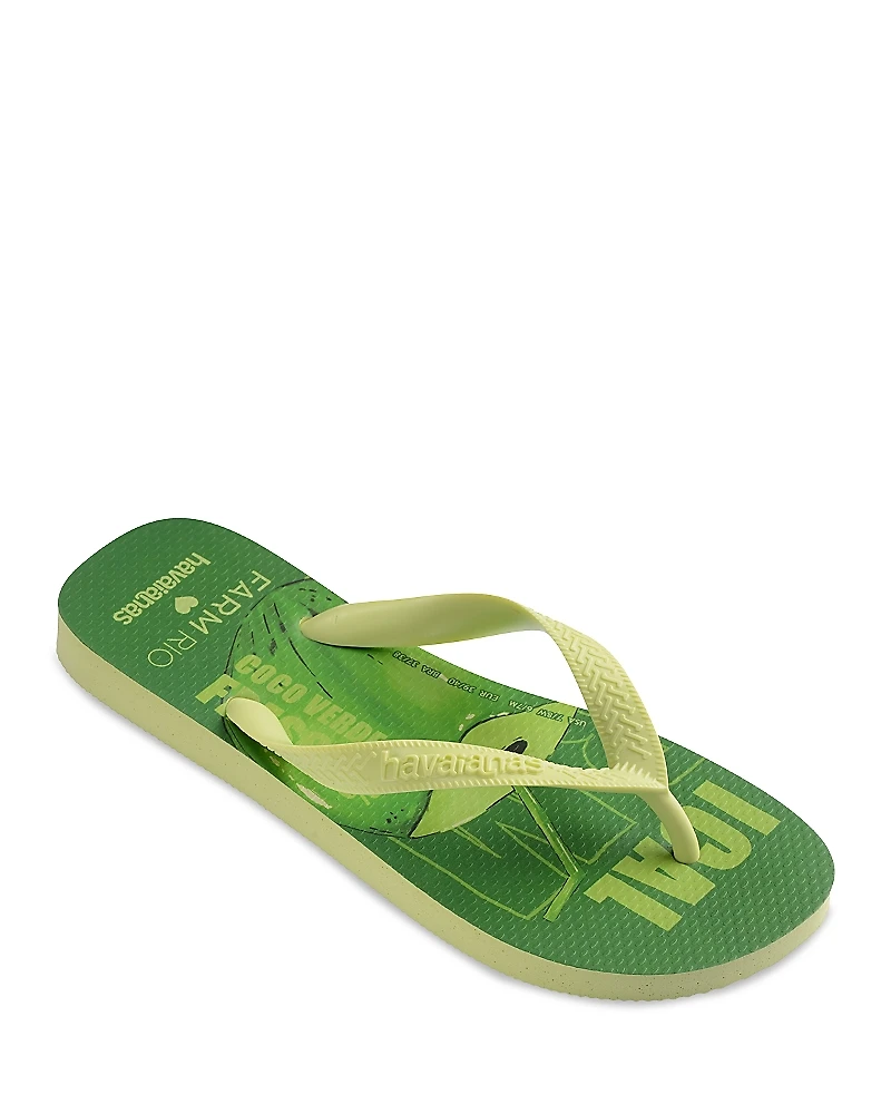 havaianas Women's Farm Rio Tropical Coconut Flip Flop Sandals