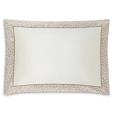 Gingerlily Fern Border Silk Standard Pillowcase