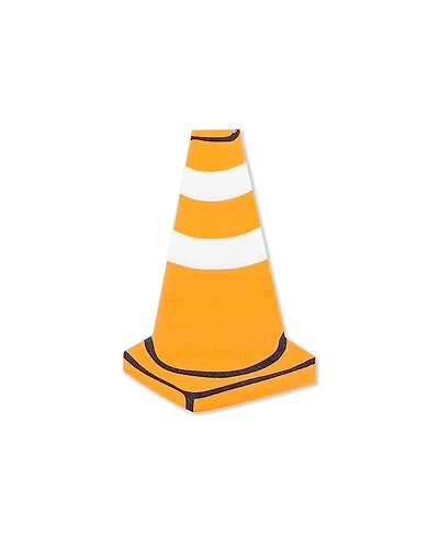 Jollity & Co. Under Construction Traffic Cone Petite Paper Napkins, Set of 16