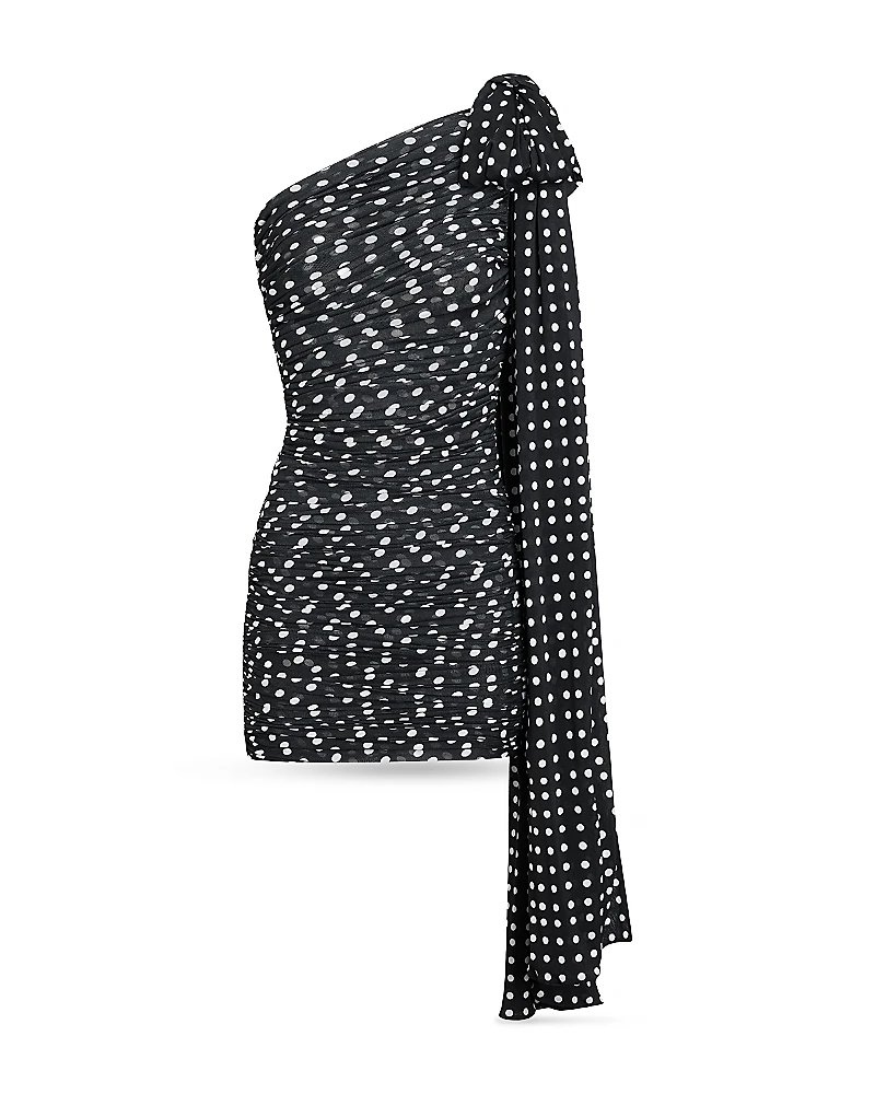 Patou One Shoulder Draped Dress